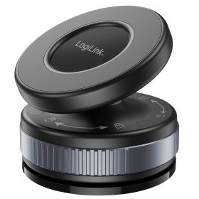Supporto Magnetico per Smartphone con Chiusura a Rotazione e Ventosa, Nero/Bronzo