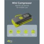 Compressore d'aria Portatile a Batteria Ricaricabile e Display a LED