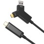 Cavo Ottico Attivo (AOC) USB 3.2 tipo A/C&trade a USB-C&trade 10 Gbps da 10 m