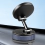 Supporto Magnetico per Smartphone con 2 Snodi a 180&deg, Chiusura a Rotazione e Ventosa, Nero/Bronzo