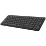 Tastiera Ultrasottile Wireless 2,4 Ghz Nero