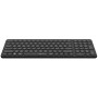Tastiera Ultrasottile Wireless 2,4 Ghz Nero