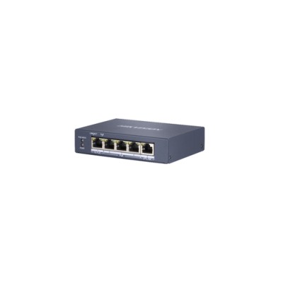HIKVISION SWITCH 4 PORT GIGABIT UNMANAGED POE SWITCH  1 GIGABIT RJ45 UPLINK PORT, 802.3AF/AT/BT, POR