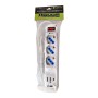Multipresa 3 Posti 10/16 A Bipasso/Schuko con 3 Porte USB-A/C&trade Bianca