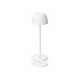 Lampada da Tavolo LED per Esterni con Base di Ricarica Bianca