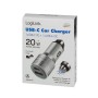 Caricabatteria da Auto con Doppia Porta USB, 20W, USB-A (QC), USB-C&trade (PD), Argento