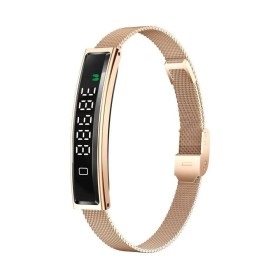 Bracciale Smart Fitness Bluetooth 5.3, Oro