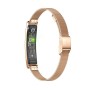 Bracciale Smart Fitness Bluetooth 5.3, Oro