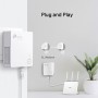 Kit Adattatori di Rete Powerline AV2 1000 Mbps con Porta Gigabit