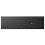 Tastiera Ultrasottile Wireless 2.4G + 2 BT Ricaricabile con Retroilluminazione, Nero