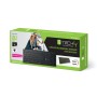 Tastiera Ultrasottile Wireless 2.4G + 2 BT Ricaricabile con Retroilluminazione, Nero