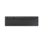 Tastiera Ultrasottile Wireless 2.4G + 2 BT Ricaricabile con Retroilluminazione, Nero