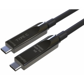 Cavo Ottico Attivo (AOC) Dati e Video USB 3.2 Gen 2 10Gbps USB-C&trade M/M Fibra Ottica 8K 15 m