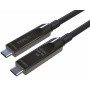 Cavo Ottico Attivo (AOC) Dati e Video USB 3.2 Gen 2 10Gbps USB-C&trade M/M Fibra Ottica 8K 10 m