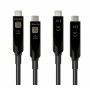 Cavo Ottico Attivo (AOC) Dati e Video USB 3.2 Gen 2 10Gbps USB-C&trade M/M Fibra Ottica 8K 15 m