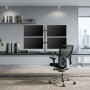 Supporto da Scrivania per 4 Monitor 13-27'' a Morsetto o Vite Passante