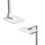 Lampada LED da Pavimento con Altezza Regolabile, Bianca