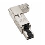 Connettore Plug RJ45 8P8C Cat.6A Schermato STP con Angolo di 90&deg