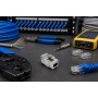 Frutto Keystone RJ45 STP C6A Toolless Silver