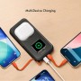 Power Bank Wireless Magnetico 5 in 1 con Display LCD 10.000mAh USB-A/ USB-C&trade Nero
