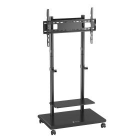 Supporto Mobile da Pavimento con Altezza Regolabile e Mensole, per TV  da 37-75''