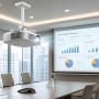 Supporto Universale a Soffitto per Proiettori Estensione 735-1135 mm Bianco