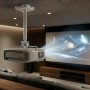 Supporto Universale a Soffitto per Proiettori Estensione 735-1135 mm Bianco