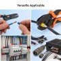 Set con 1200 Puntalini Isolati per Cavi da 0,5 a 10 mm²