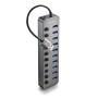 NGS IHUB 10: Hub 10 porte USB 3.0. Velocit di trasferimento dati a 5Gbps. Lunghezza del cavo: 180 m