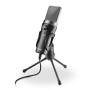 NGS MS120 USB: microfono USB con supporto per treppiede. Ideale per PC o laptop. Suono chiaro. Regol