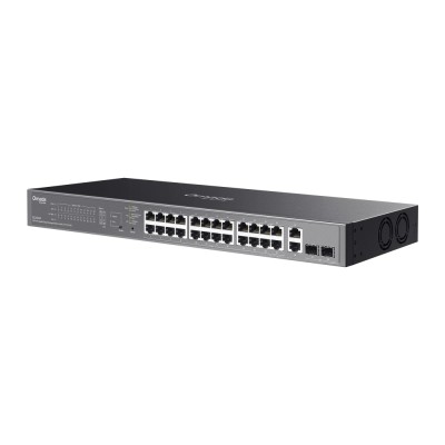Switch 28 Porte Gigabit Easy Managed con 24 Porte PoE+, 2 SFP, ES228GP
