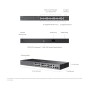 Switch 28 Porte Gigabit Easy Managed con 24 Porte PoE+, 2 SFP, ES228GP
