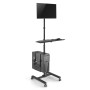 Supporto da Pavimento TV LCD/LED 17-32'' con Mensola e Porta CPU