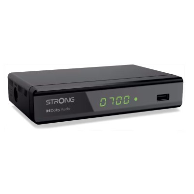 STRONG DECODER DISPLAY USB SCART HDMI DOLBY AUDIO HEVC ADVANCE EPG PARENTAL CONTROL