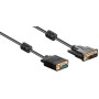 Cavo Monitor DVI-A a VGA M/M 1,8 mt con Ferrite
