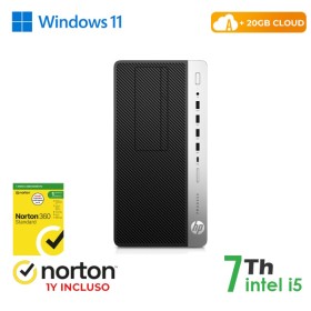 RINOVO PC HP 600-800 G3 Tower i5-7X00 DDR4 16GB SSD 128GB+500GB HDD W11P CLOUD20GB Grade A 1Y Warran