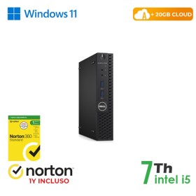 RINOVO Mini PC DELL Optiplex 3050-5050M i5-7X00/DDR4 16GB/SSD 128GB/W11P/HDMI/CLOUD20GB/Grade A/1Y W