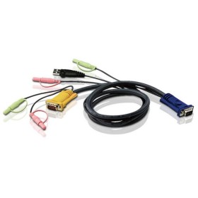 Cavo per KVM HD15 a USB con Audio 3m, 2L-5303U