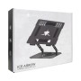 Supporto Girevole Regolabile per Laptop e Tablet Nero