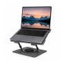Supporto Girevole Regolabile per Laptop e Tablet Nero