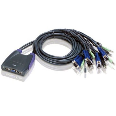 Switch KVM VGA/Audio 4 porte USB, CS64US