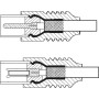 Cavo Antenna TV M/F 2 mt Nero
