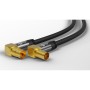 Cavo Antenna TV M/F 2 mt Angolato 90&deg Nero