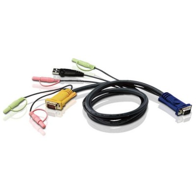 Cavo per KVM HD15 a USB con Audio 3m, 2L-5303U