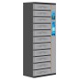 Armadio di Ricarica USB-C&trade 11 Scomparti con Chiusura a PIN e Touchscreen 500W Grigio