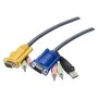 Cavo per KVM HD15 a USB con Audio 3m, 2L-5303U