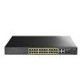 Switch Easy Managed Gigabit 24 Porte GbE PoE, 2 Uplink GbE, 2 Uplink SFP/RJ45 Combo, GS1028EPS2