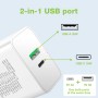 Caricatore Alimentatore GaN USB-C&trade 35W e USB-A QC3.0 da Muro