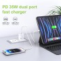 Caricatore Alimentatore GaN USB-C&trade 35W e USB-A QC3.0 da Muro