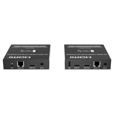 KVM HDMI 4K@60Hz Extender Fino a 120m Nero